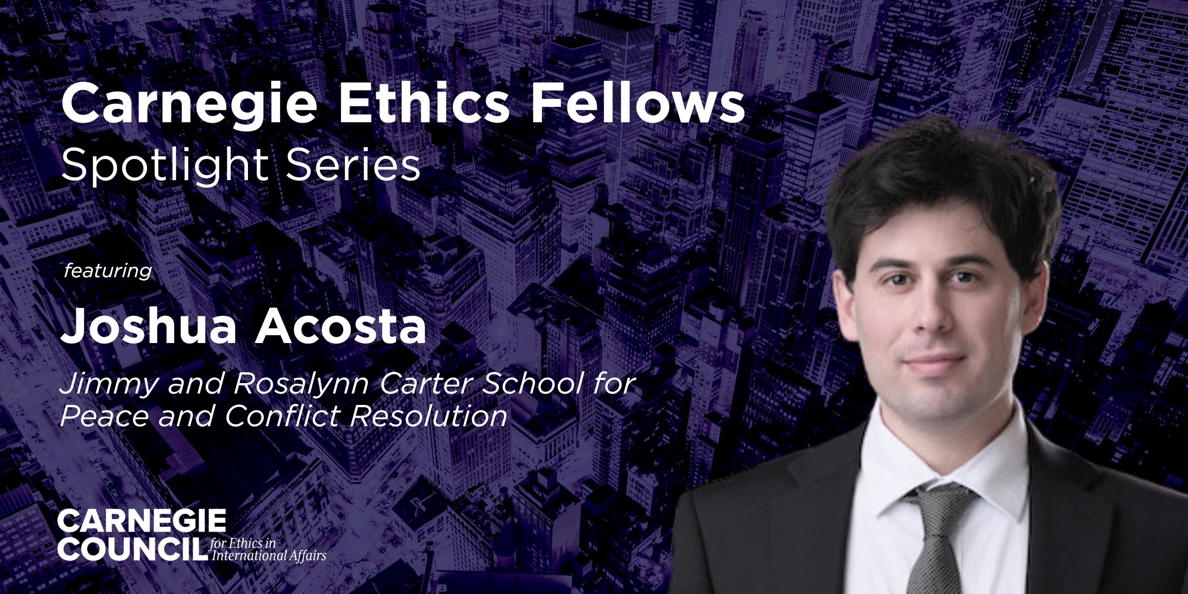 A Conversation with Carnegie Ethics Fellow Josh Acosta | Carnegie ...