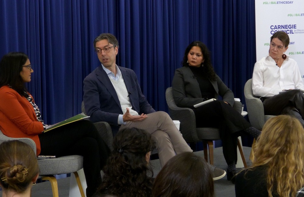Left to Right: Asha Rangappa, JC de Swaan, Samira Siddique, Kat Duffy.