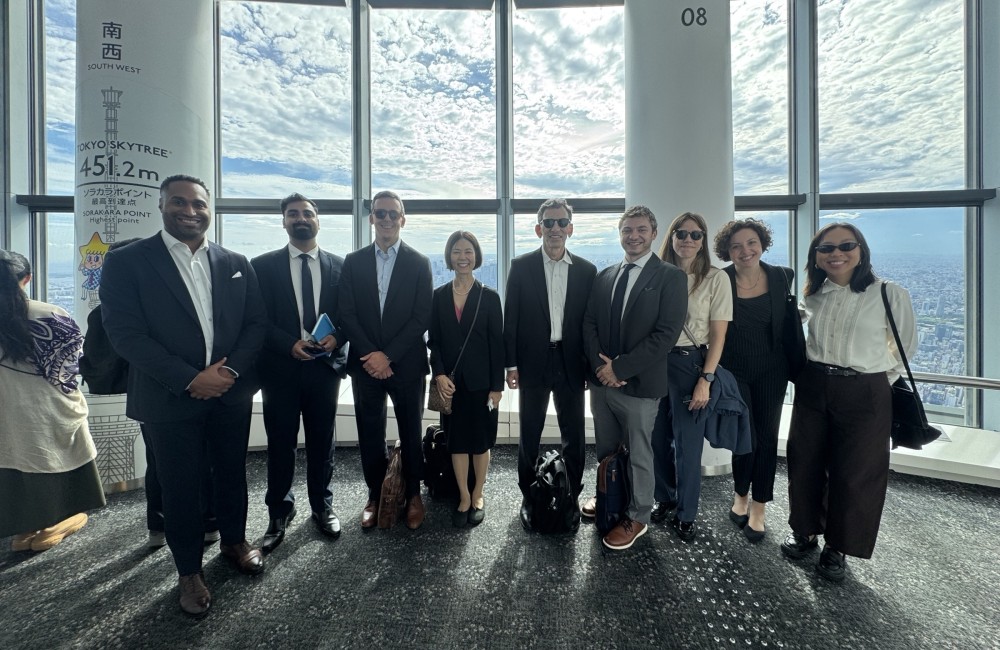 Uehiro-Carnegie Delegation at the Tokyo Skytree: CREDIT: Brian Mateo.