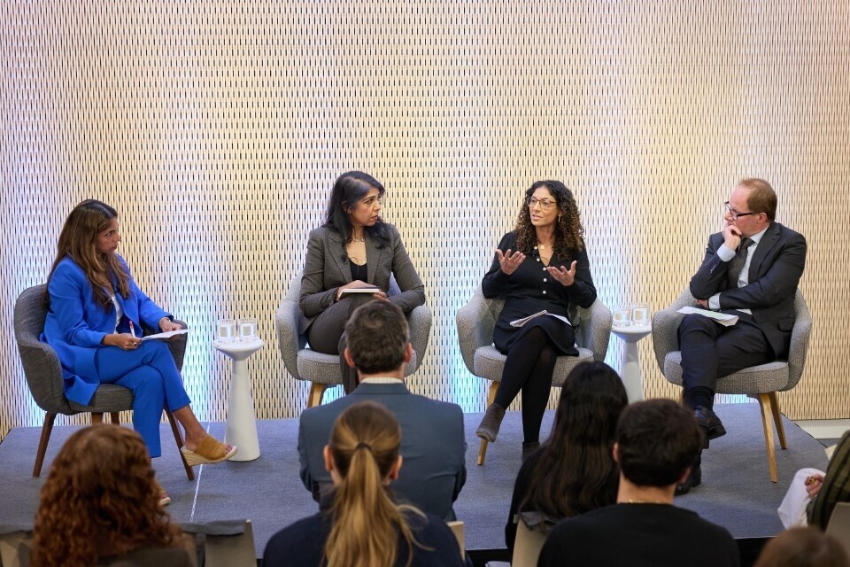 Left to right: Melissa Mahtani, Anjali Dayal, Nadia Daar, Aurelien Buffler.