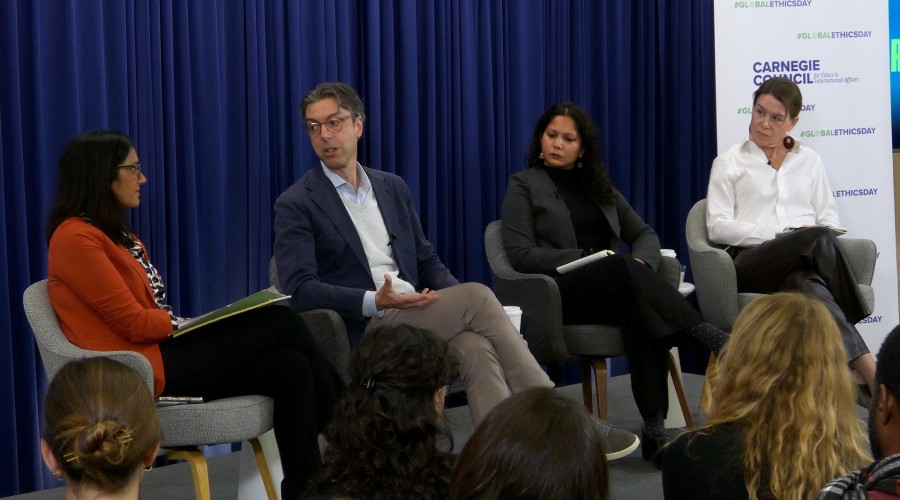Left to Right: Asha Rangappa, JC de Swaan, Samira Siddique, Kat Duffy.