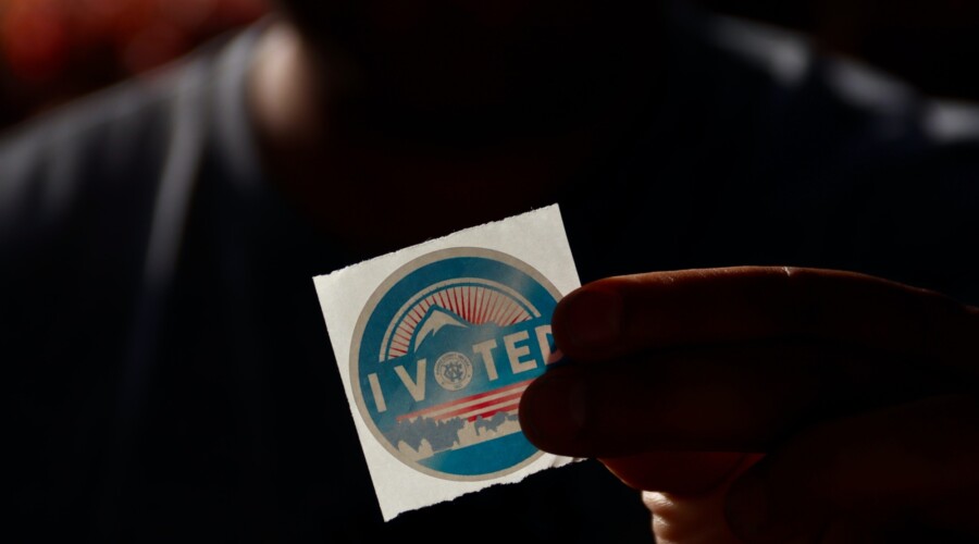 Voting sticker