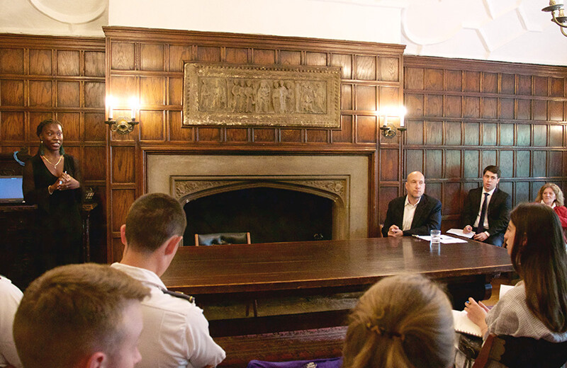Carnegie Council Conferencia de investigación de estudiantes, 2018. CRÉDITO: Amanda Ghanooni