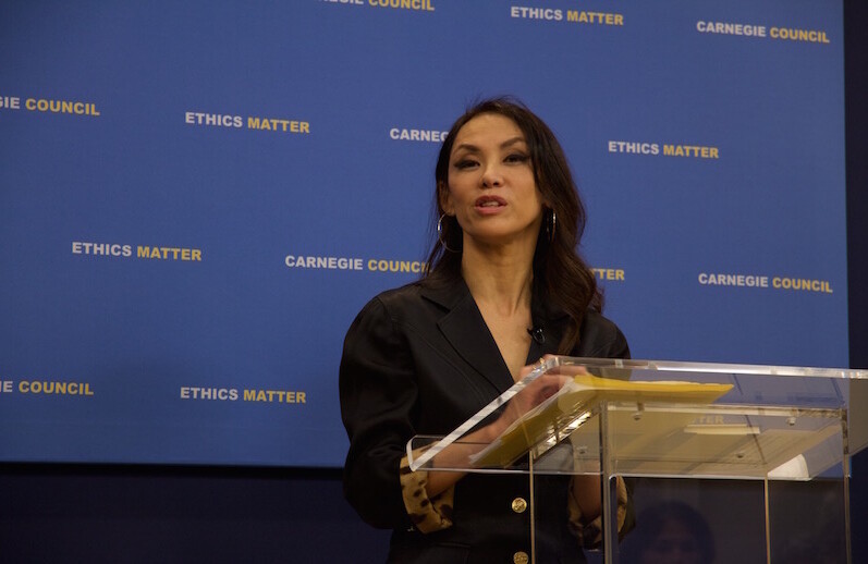 Amy Chua. CRÉDITO: Amanda Ghanooni