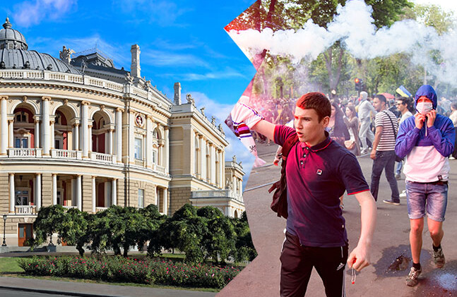 <a href="http://shutr.bz/1fRHuEW">Odessa's opera house</a> and the <a href="http://shutr.bz/QidLsI">May 2 riots</a> via Shutterstock