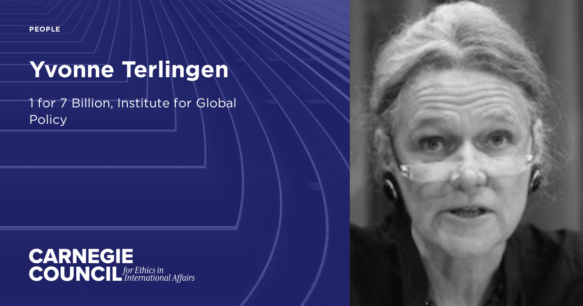 Yvonne Terlingen | Carnegie Council for Ethics in International
