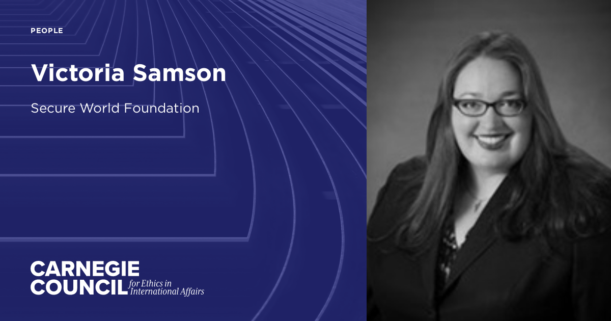 Victoria Samson | Carnegie Council for Ethics in International Affairs