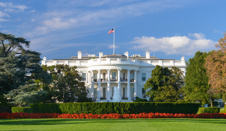 White House, Washington, DC. CREDIT: Shutterstock.com/Orhan Cam