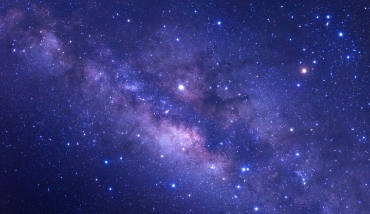 Stars in space dust in the universe and milky way galaxy. CREDIT: Shutterstock.com/